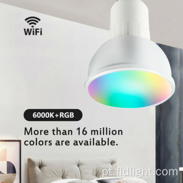 LED WIFI luz lâmpada inteligente controle de telefone inteligente